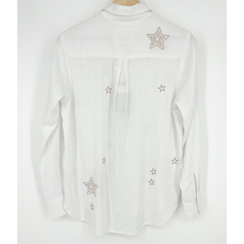 Rails Charli Embroidered Stars Button Down Top - image 5